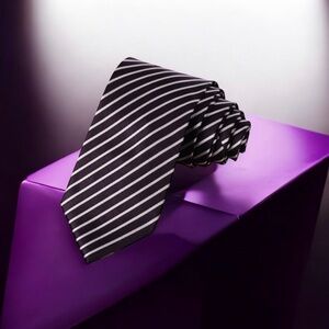 KissTies Plum Tie Mens Purple Necktie